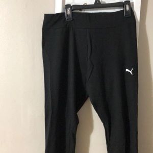 Black stretch leggings